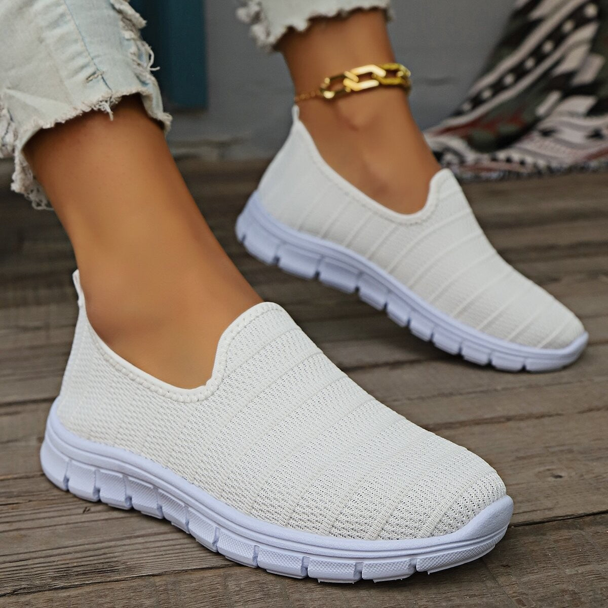 New European And American Solid Color Casual Shoes