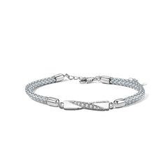 Mobius Sterling Silver Couple Bracelet Bracelet