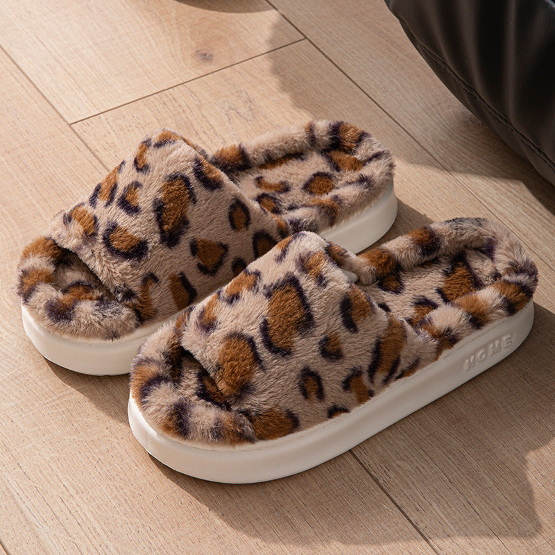 Warm And Silent Feeling Of Walking On Shit Cotton Slippers