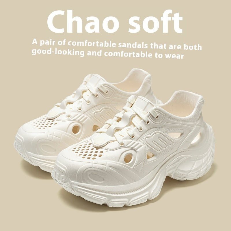 Women's Hole Casual Shoes Sneaker Outdoor Sandals