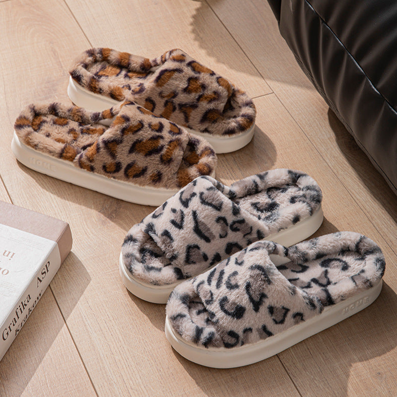 Warm And Silent Feeling Of Walking On Shit Cotton Slippers