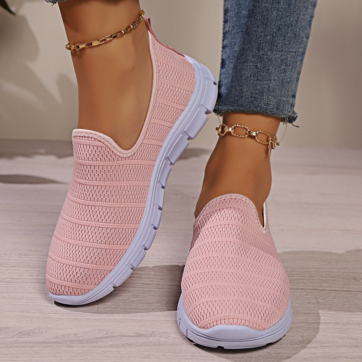 New European And American Solid Color Casual Shoes