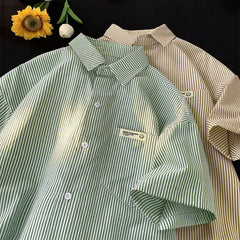 Loose Plus Size Casual Half Sleeve Shirt