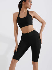 5-inch Yoga Shorts5 High-Waist Seamless Biker Shorts Butt-Lifting, Quick-Dry & Summer Workout Ready